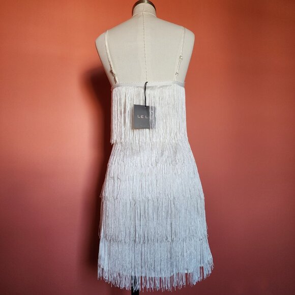 LE LIS Fine in Fringe Dress - Size: Small - Picture 6 of 12